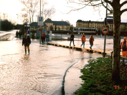 Hochwasser im Stadtgebiet