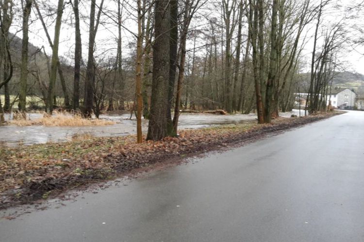 Weißer Main in Bad Berneck bei Baukilometer 0 + 000 (Fluss-km 31 + 500)